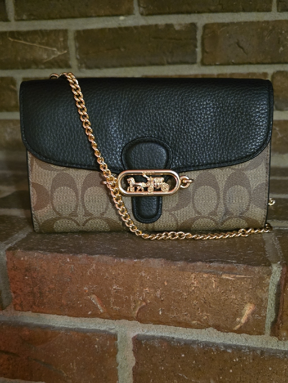 Coach Women's Signature‎ Elle Hardware Chain Crossbody